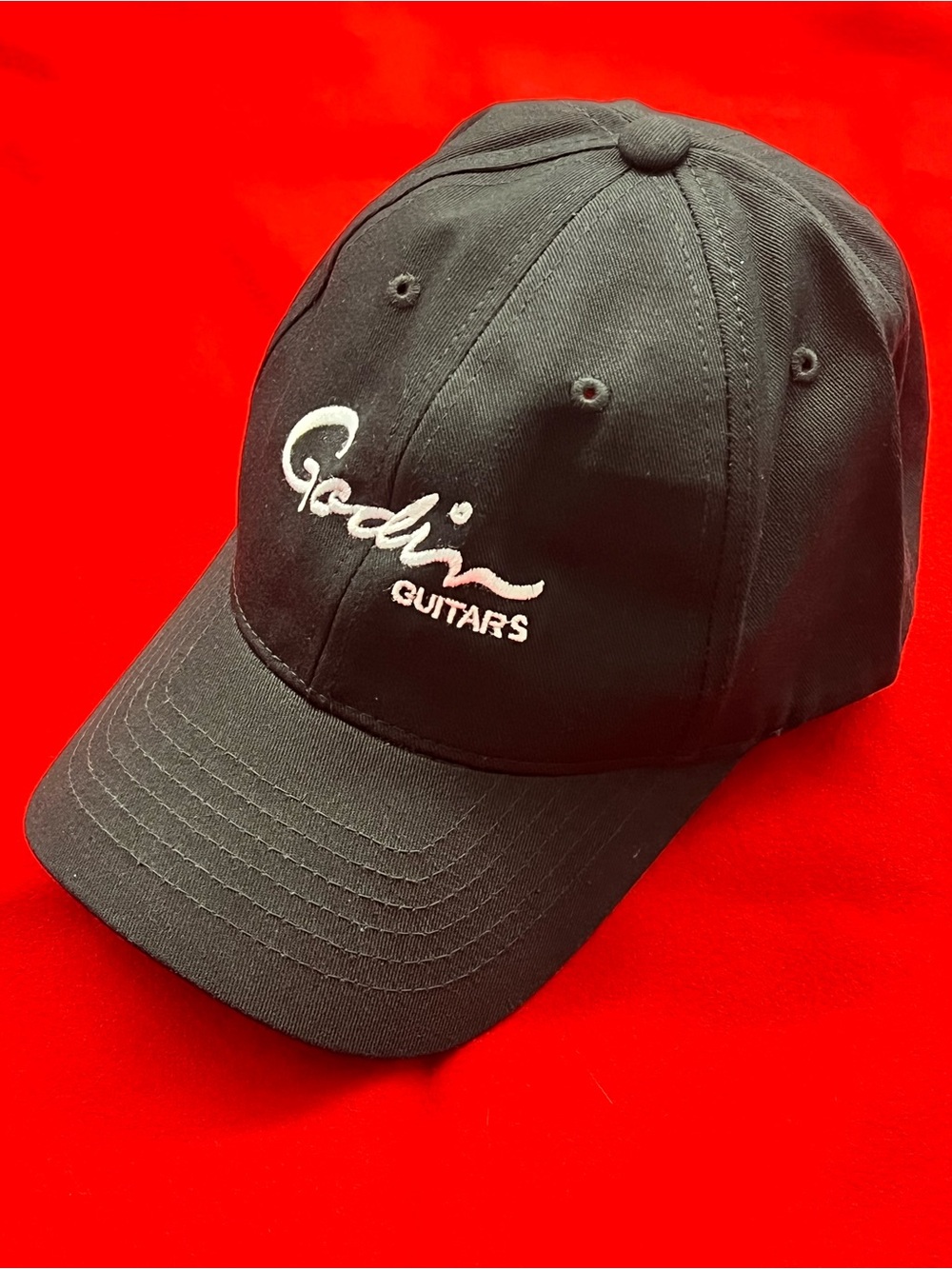 Brand New Godin Guitars Embroidered Black Baseball Cap